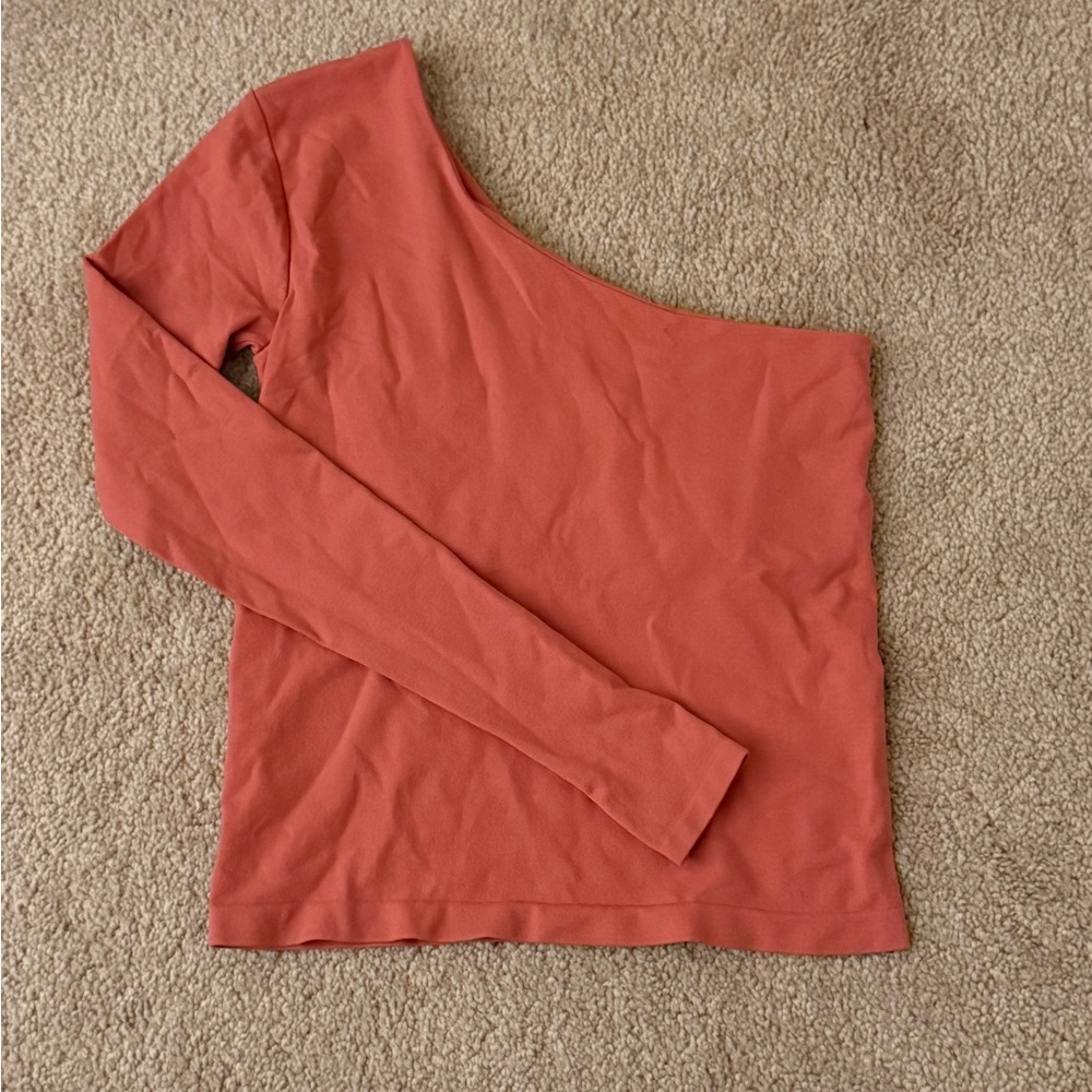 NWOT Free People Intimately One-Shoulder Top in Terracotta